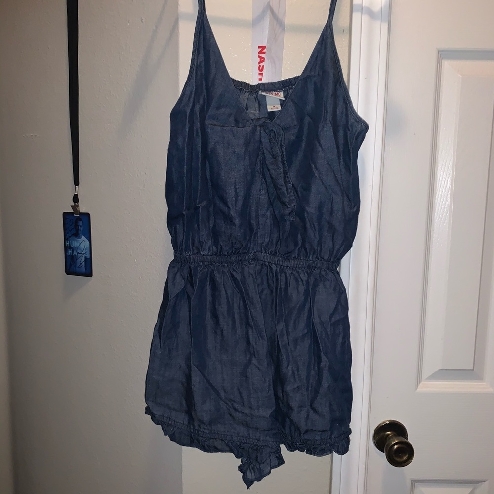 Denim romper